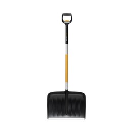Fiskars 1057189 pala y paleta Pala de nieve Metal Negro, Naranja