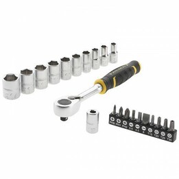 Set di chiavi a cricchetto da 1/2", bussole e inserti da 120 denti