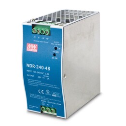 PLANET PWR-240-48 unidad de fuente de alimentación 240 W Azul, Gris