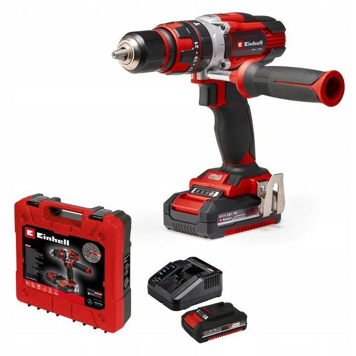 Einhell TE-CD 18/44 Li-i 24000 RPM Keyless 1.59 kg Black, Red