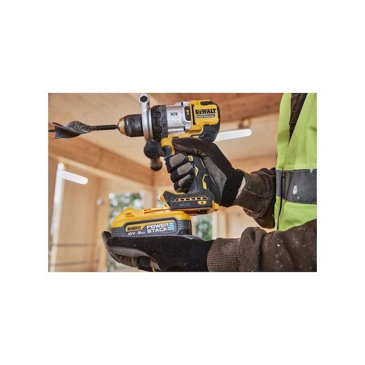 DeWALT DCD1007H2T-QW taladro 2250 RPM 1,85 kg Negro, Amarillo