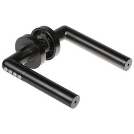 Maçaneta digital IP20 preta com PIN e Bluetooth