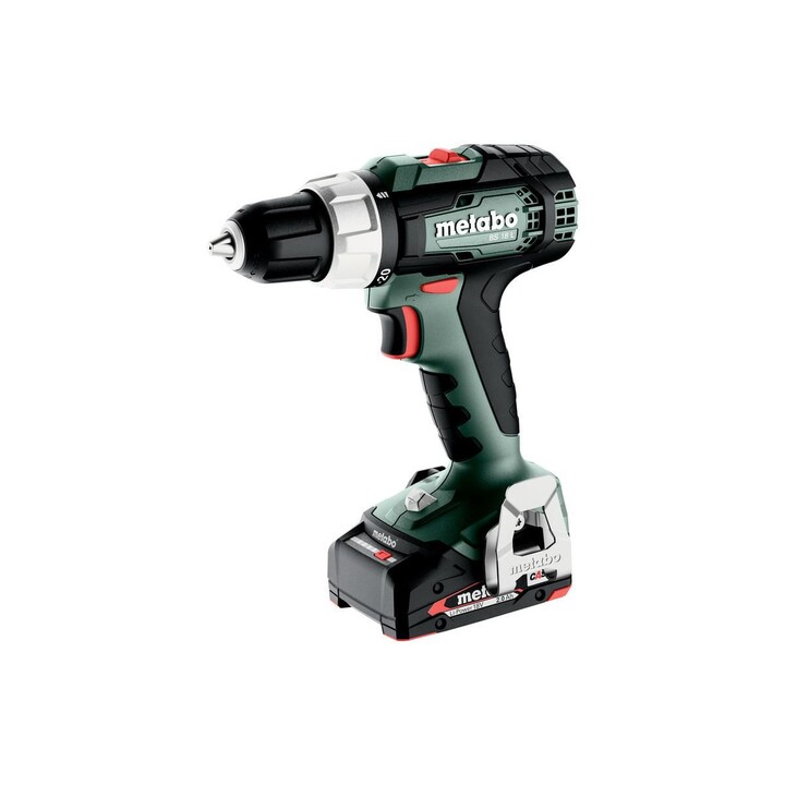 METABO ATORNILLADOR BS 18 L 60/26Nm 2x2,0Ah METABOX