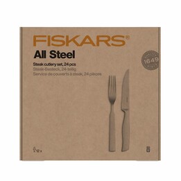 FISKARS STEAKBESTECKSET 24 Stk. ALL STEEL