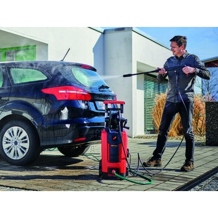 Idropulitrice ad alta pressione Einhell TE-HP 170 o idropulitrice elettrica verticale 440 l/h Nero, Rosso