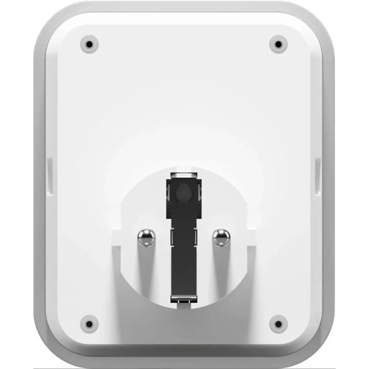 Tesla Double 2 USB, Smart WiFi Plug mit zwei USB-Ladeanschlüssen und Fernsteuerung über ein mobiles Anwendungssystem, weiß