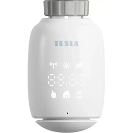 Tesla TV500, Smartes WiFi-Thermostatventil für Heizungssteuerung und Energiesparmanagement für Heimsysteme, weiß