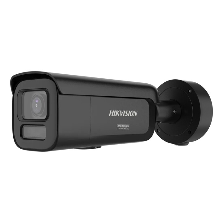 Câmera de vigilância Hikvision DS-2CD2687G3-LIZSY (2,8-12 mm) (preta) tipo bullet, para uso externo, com resolução de 3840 x 216