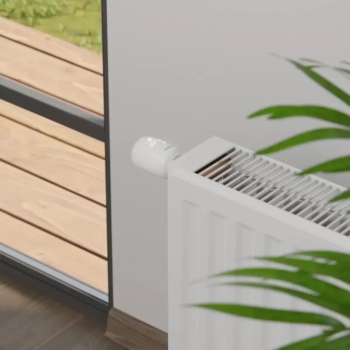 Tesla TV500, valvola termostatica intelligente WiFi per il controllo del riscaldamento e la gestione del risparmio energetico pe