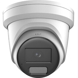 Hikvision DS-2CD2346G2H-IU fixed turret network camera 4MP 4mm AcuSense Darkfighter white