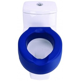 Herdegen, sedile morbido per WC con design ergonomico e facile da pulire per il massimo comfort in bagno, blu