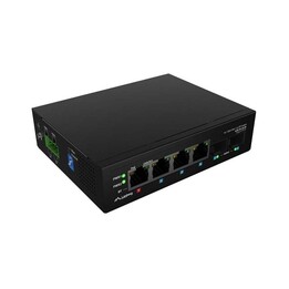 SWITCH LANBERG LIGHT INDUSTRIAL POE 1XBT 3XAT 2XSFP DIN NO GESTIONADO GIGABIT ETHERNET