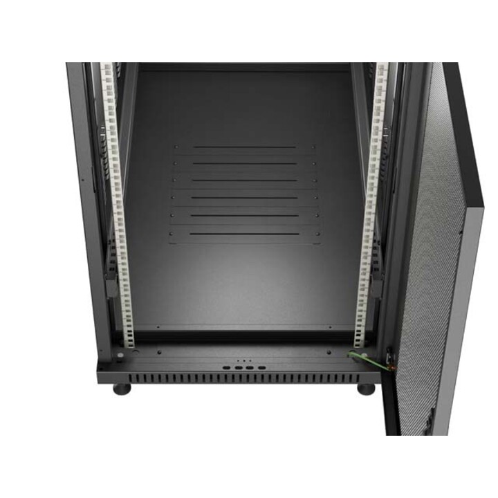 Lanberg FF01-6222-23B 22U Rack Cabinet, Freestanding Rack or Frame, Black
