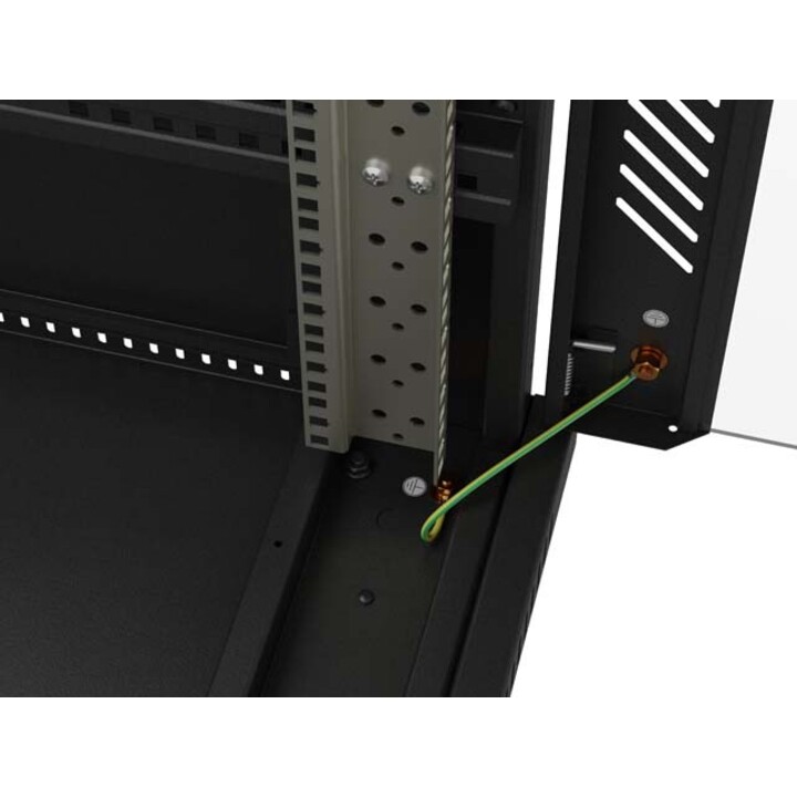 Lanberg FF01-6222-23B 22U Rack Cabinet, Freestanding Rack or Frame, Black