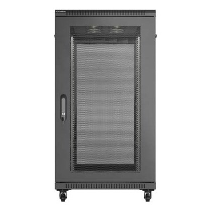 Lanberg FF01-6222-23B 22U Rack Cabinet, Freestanding Rack or Frame, Black