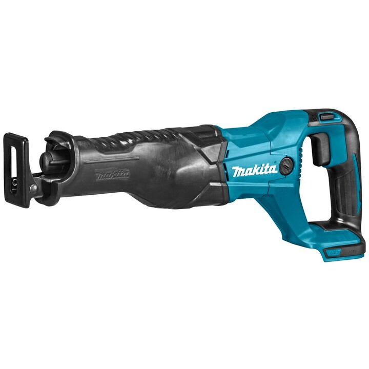 Sega a gattuccio Makita DJR186ZK, nera e blu.