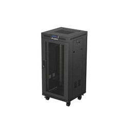 Lanberg FF01-6624-23BL armario rack 24U Rack o bastidor independiente Negro