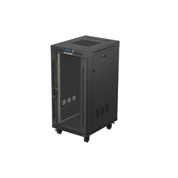 Lanberg FF01-6824-12BL armario rack 24U Rack o bastidor independiente Negro