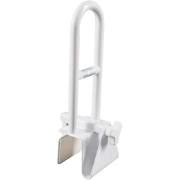 Reha Fund RF-900, Soporte para Bañera con Pasamanos de Seguridad y Agarre Firme para Prevención de Caídas, Plata
