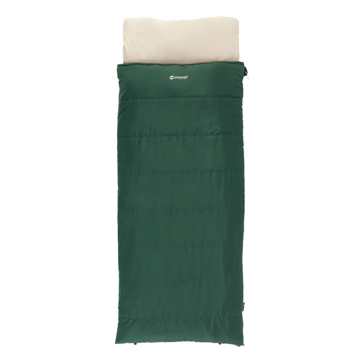 Outwell Contour Prime Adulto Saco de dormir rectangular Poliéster Verde
