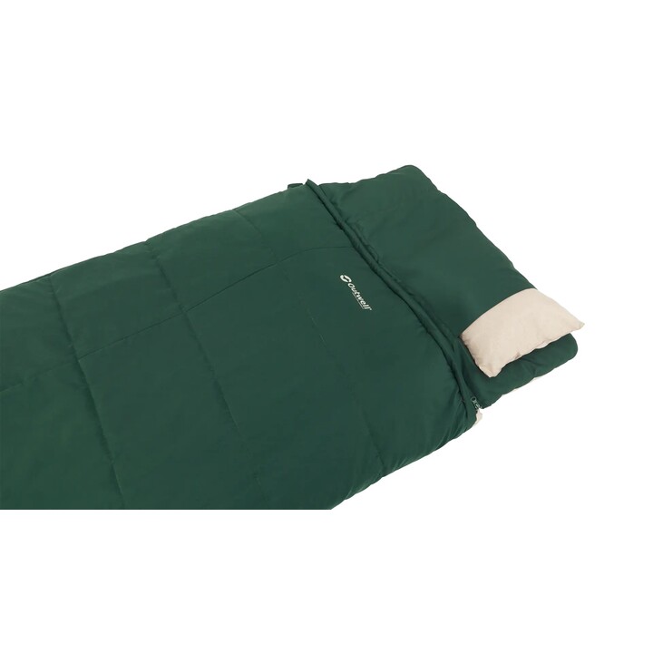 Outwell Contour Prime Adulto Saco de dormir rectangular Poliéster Verde
