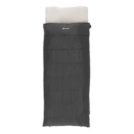 Sacco a pelo rettangolare per adulti Outwell Contour Prime in poliestere, colore grigio scuro.