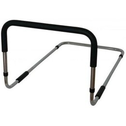 Sundo 46420, Height Adjustable Bed Rail with Universal Anchoring System for Patient Safety Assistance, Silver