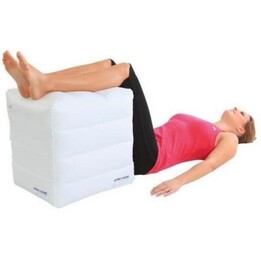 Sundo 43735, Aufblasbarer Beinwürfel mit ergonomischem Design zur Entlastung der Gefäße und zur Wärmeregulierung, weiß