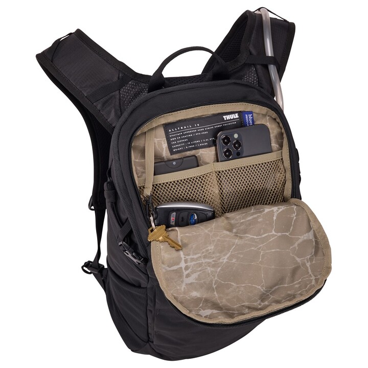 Zaino Thule Alltrail TAHP216 nero, zaino da viaggio in poliestere nero