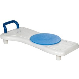 Reha Fund RF-856, Banqueta de Baño con Disco Giratorio y Superficie Antideslizante para un Fácil Acceso y una Higiene Segura en 