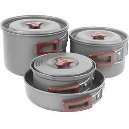 Fire-Maple FMC-206, conjunto de utensílios de cozinha com permutador de calor para poupar combustível em expedições ao ar livre,