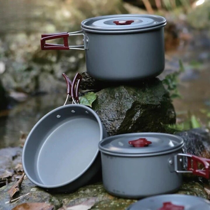 Fire-Maple FMC-206, Juego de utensilios de cocina con intercambiador de calor para ahorrar combustible en expediciones al aire l