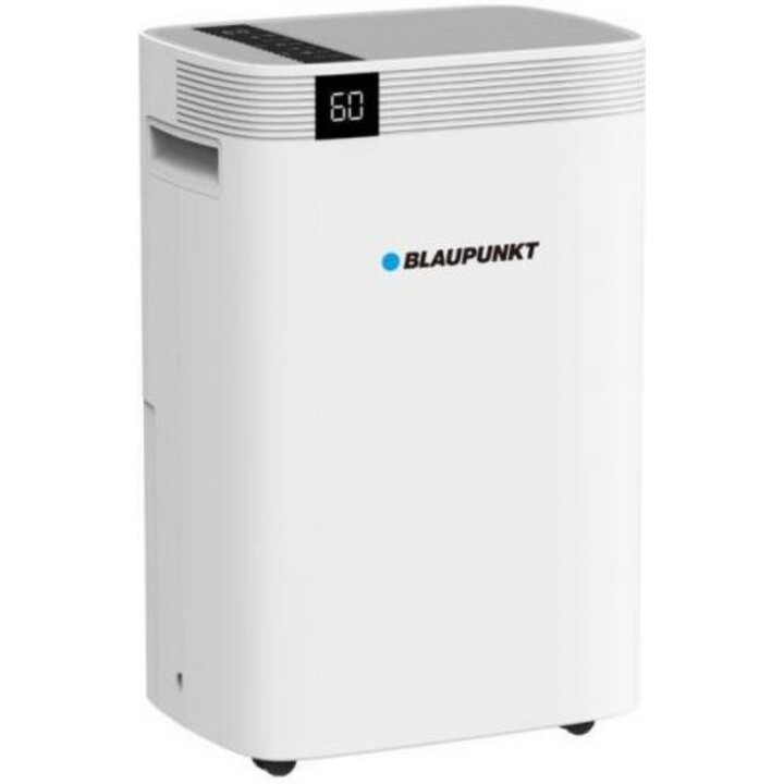 Blaupunkt ADH601, Luftentfeuchter 2,5L und 245W mit geräuschlosem Betrieb und effizienter Luftfeuchtigkeitsregelung, Weiß