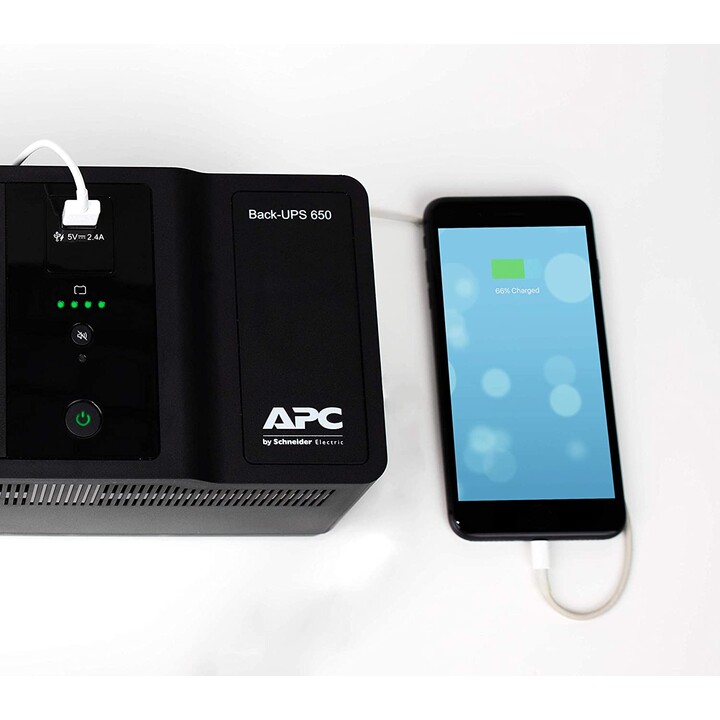 UPS APC BACK-UPS 650VA 230V 400W + CARTE DE PROTECTION