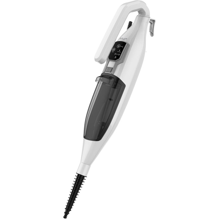 Adler AD 7052, Multifunction Steam Mop with Swivel Head and Water Tank for Deep Surface Cleaning and Sanitizing, Black