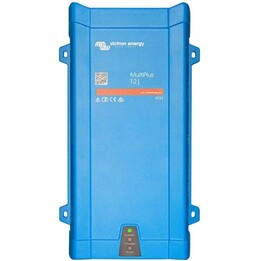 Victron MultiPlus Slim 12/1600/70, carregador de inversor com design compacto para sistemas de energia, azul