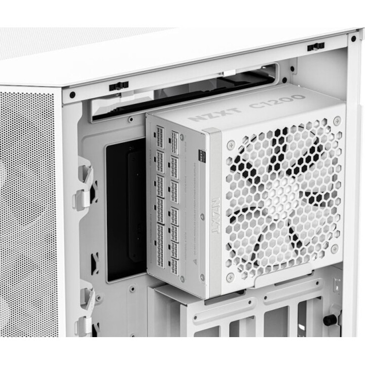 NZXT C1200 Gold ATX 3.1 PCIe 5.1 1200W 80 Plus Gold Modular White Power Supply