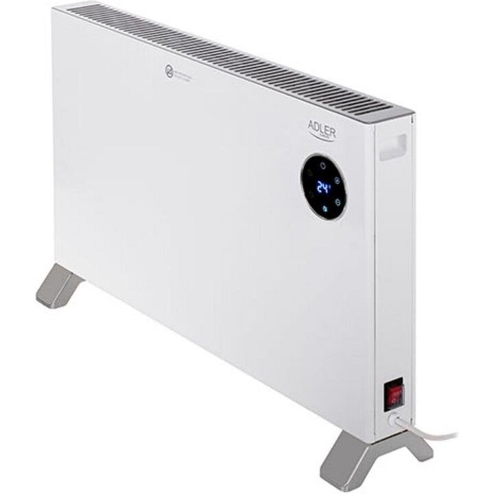 Adler AD 7752, 2000W Convection Heater with LCD Display and Remote Control Management, White