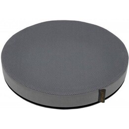 Qmed, Almohada giratoria con espuma viscoelástica y gel refrigerante para un confort y apoyo térmicos, Gris
