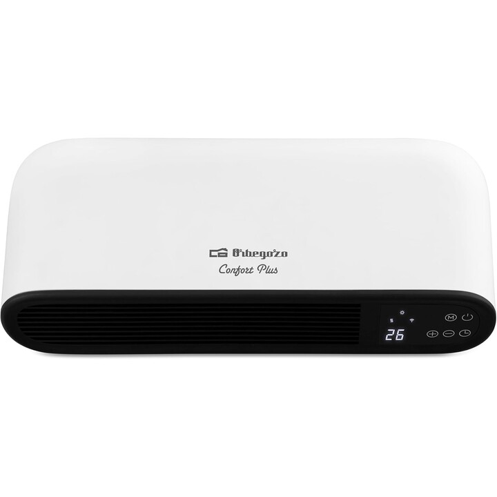Orbegozo SPW 8000, Wall Split Heater with WiFi and 2 Power Levels for Home Comfort, Black