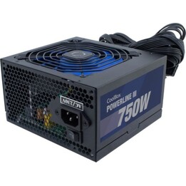 Coolbox Powerline III 750W Power Supply, 85% Efficiency