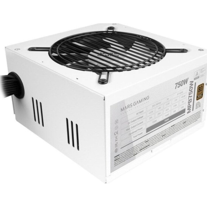 Fuente Alimentación Mars Gaming MPB750 750W 80 Plus Bronze Blanca
