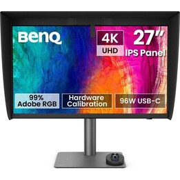 Monitor BenQ Creative Pro BenQ PD2770U 27" UltraHD 4K 60Hz IPS 5ms USB-C KVM HDR10 ADOBE RGB Calibracion Hardware