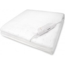 Medisana HU 662, Couverture chauffante électrique 100W avec arrêt automatique et confort doux, blanc