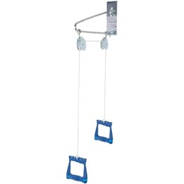 Reha Fund RF-881, carrucola per porte per esercizi di riabilitazione e supporto alla mobilità delle braccia, argento