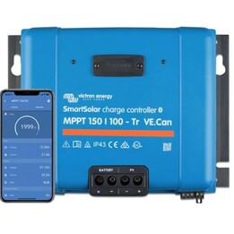 Victron SmartSolar MPPT 150/70-Tr, regolatore di carica solare con gestione Bluetooth, blu