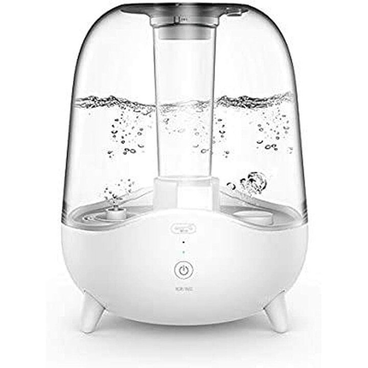 Deerma F325, 5 Liter Ultraschall-Luftbefeuchter mit transparentem und leisem Design für Zuhause, weiß