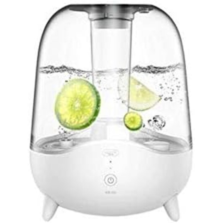 Deerma F325, 5 Liter Ultraschall-Luftbefeuchter mit transparentem und leisem Design für Zuhause, weiß