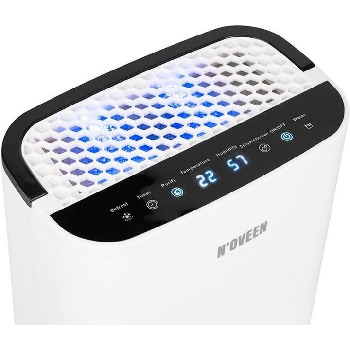 Noveen DH350, Luftentfeuchter mit UV-Reinigungsfunktion und kompaktem Heimdesign, weiß