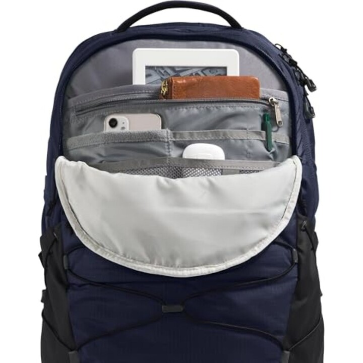 Zaino The North Face Borealis (28L) blu navy - nero, 100% poliammide riciclata